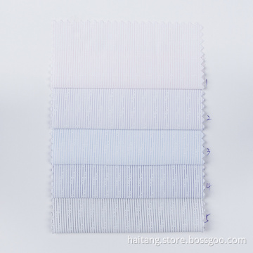 Strip Bamboo Fabric Polyester Fabric Worker's Shirt Textile